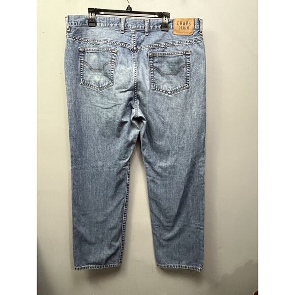 Chaps Jeans Mens Size 40x32 Straight Fit‎ Denim Blue Casual - Picture 4 of 9